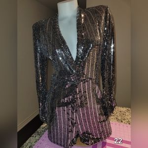 Tally weijl long sleeve Romper, size small